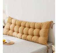 Cuscino per schienale a letto triangolare, cuscino ergonomico di supporto lombare Cuscino per la lettura, coperchio morbido in pile con tasca laterale, supporto per la testata comoda per il divano del