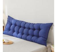 Cuscino per schienale a letto triangolare, cuscino ergonomico di supporto lombare Cuscino per la lettura, coperchio morbido in pile con tasca laterale, supporto per la testata comoda per il divano del