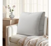 Cuscino per schienale da letto, cuscino da lettura a cuneo, per supporto posteriore, cuscino a cuneo, perfetto per letto e divano, comodo cuscino da letto per seduto, velluto rimovibile (grigio)