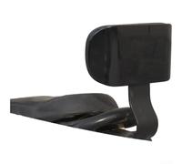 Cuscino per schienale del sedile posteriore della bici elettrica, design ergonomico a forma di U, in pelle PU impermeabile e telaio in acciaio ispessito per un maggiore comfort di guida (nero)