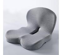 Cuscino Per Schienale E Seduta,Cuscino Di Supporto Lombare - Cuscini Integrati A Forma L In Memory Foam,Per Lunghe Sedute,Sedia Da Gioco Auto,Massimo Comfort Sollievo Posturale(Size:44*42*32cm,Color:L