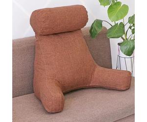 Cuscino per Schienale Grande Cuscino per Lettura per Adulti Bracciolo Cuscino di Supporto per La Schiena Staccabile Cuscini per La Schiena per Sedersi A Letto Supporto per La Test, 4, 80x67x50cm