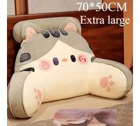 Cuscino per schienale per testata del letto di grandi dimensioni 70 * 50 cm, cuscino per divano, cuscino per lettura in dormitorio, modello di cartone animato per protezione della vita della donna