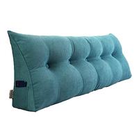 Cuscino per schienale triangolare per testiera, grande doppio cuscino da lettura per letto matrimoniale, cuscino per divano letto con cuneo, cuscino con rivestimento rimovibile