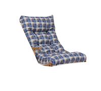 Cuscino per sdraio dondolo poltrona relax imbottito - stile scozzese Blu New