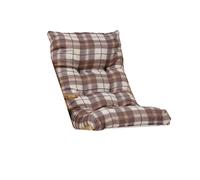 Cuscino per sdraio dondolo poltrona relax imbottito - stile scozzese Marrone