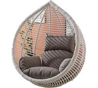 Cuscino per sedia a dondolo, Cuscini for sedia sospesa a dondolo for giardino, patio, sostituzione cuscini for sedia a dondolo, cuscino for sedia sospesa ultra spesso resistente al sole for esterni(Gr