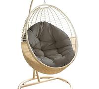 Cuscino per sedia a dondolo, cuscino di ricambio per sedia a uovo, cuscini di ricambio per altalena da interni, morbidi e spessi e confortevoli, per campeggio, cortile, giardino