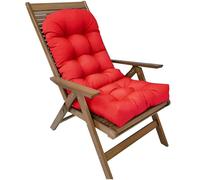 Cuscino per Sedia A Dondolo da Giardino Waterproof Cuscino Imbottito Antiscivolo con Schienale Alto per Interni Ed Esterni(Style14)