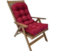 Cuscino per Sedia A Dondolo da Giardino Waterproof Cuscino Imbottito Antiscivolo con Schienale Alto per Interni Ed Esterni(Style6)