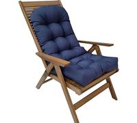 Cuscino per Sedia A Dondolo da Giardino Waterproof Cuscino Imbottito Antiscivolo con Schienale Alto per Interni Ed Esterni(Style3)