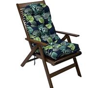 Cuscino per Sedia A Dondolo da Giardino Waterproof Cuscino Imbottito Antiscivolo con Schienale Alto per Interni Ed Esterni(Style10)