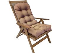 Cuscino per Sedia A Dondolo da Giardino Waterproof Cuscino Imbottito Antiscivolo con Schienale Alto per Interni Ed Esterni(Style4)