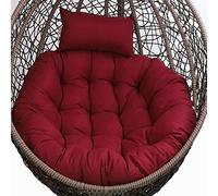 Cuscino per sedia a dondolo, Solo Cuscino for Altalena for Sedia Amaca, Sostituzione del Cuscino for Esterni, Fodera for Cuscino for Sedie Sospese Rotonde Spesse, Cuscino for Mobili da Giardino, Tappe