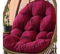 Cuscino per sedia a dondolo, Solo cuscino for sedia sospesa grande altalena, cuscino for sedia amaca da giardino durevole resistente al sole, cuscino for sedia dalla trama fresca for l'estate(Purple)
