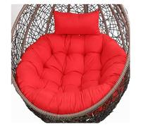 Cuscino per sedia a dondolo, Sostituzione cuscino sospeso da esterno, cuscino rotondo spesso for sedie a dondolo, fodera for cuscino lavabile for sedia amaca, cuscini for mobili da giardino(Rose Red)