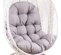 Cuscino per sedia a dondolo, Sostituzione della sedia a dondolo resistente al sole for esterni, cuscino grande e spesso for sedia amaca sospesa, cuscino for sedia da giardino quattro stagioni(Brown)