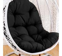 Cuscino per sedia a forma di uovo,Cuscino per poltrona sospesa,cuscino per sedia in rattan,cuscino integrato,Varie opzioni di colore,Adatto per giardini esterni, altalene interne, divani（120*80cm）