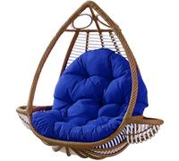 Cuscino per sedia a forma di uovo,Cuscino per poltrona sospesa,cuscino per sedia in rattan,cuscino integrato,Varie opzioni di colore,Adatto per giardini esterni, altalene interne, divani（120*80cm）