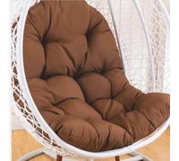 Cuscino per sedia a forma di uovo,Cuscino per poltrona sospesa,cuscino per sedia in rattan,cuscino integrato,Varie opzioni di colore,Adatto per giardini esterni, altalene interne, divani（120*80cm）
