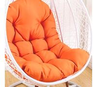 Cuscino per sedia a forma di uovo,Cuscino per poltrona sospesa,cuscino per sedia in rattan,cuscino integrato,Varie opzioni di colore,Adatto per giardini esterni, altalene interne, divani（120*80cm）