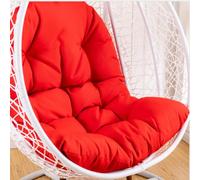 Cuscino per sedia a forma di uovo,Cuscino per poltrona sospesa,cuscino per sedia in rattan,cuscino integrato,Varie opzioni di colore,Adatto per giardini esterni, altalene interne, divani（120*80cm）