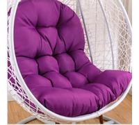 Cuscino per sedia a forma di uovo,Cuscino per poltrona sospesa,cuscino per sedia in rattan,cuscino integrato,Varie opzioni di colore,Adatto per giardini esterni, altalene interne, divani（120*80cm）