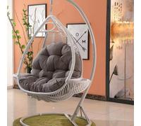 Cuscino per sedia a forma di uovo sospeso, morbido cuscino per sedia a forma