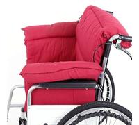 Cuscino per sedia a rotelle con supporto per la schiena, con supporto per la schiena Bracciolo lavabile e supporti Schienale in coccige Cuscino antiscivolo per sedia a rotelle Accessori morbidi