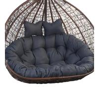 Cuscino per sedia a uovo a 2 posti, per esterni, cuscino per sedia a uovo da appendere per 2 persone, cuscino per sedia a doppio cestino, cuscino di ricambio (solo cuscino (dimensioni: 150 x 110 cm,