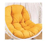 Cuscino per sedia a uovo, spesso, da appendere, in rattan, per esterni e interni, colore rosso, perfetto per giardino, patio e terrazza, dimensioni 30,5 cm
