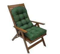 Cuscino per sedia Adirondack Cuscini con schienale alto idrorepellenti, Cuscino per mobili da esterno impermeabile per poltrona per uova, amaca, panca per giardino e cortile(Green)