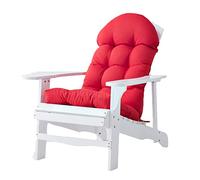 Cuscino per Sedia Adirondack, Cuscino da Salotto Trapuntato per Patio per Interni ed Esterni con Schienale Alto, Cuscini per Seduta Impermeabili e Resistenti ai Raggi UV per Mobili da Giardino da Pati
