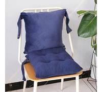 Cuscino per sedia con schienale ergonomico, morbido, caldo, per soggiorno,