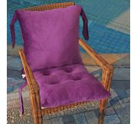 Cuscino per sedia con schienale ergonomico, morbido, caldo, per soggiorno,