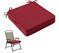Cuscino per Sedia da Esterno Impermeabile Resistente allo Sbiadimento Antiscivolo con Lacci E Maniglia Ricambio per Sedile da Giardino Terrazzo E Cortile