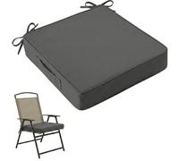 Cuscino per Sedia da Esterno Impermeabile Resistente allo Sbiadimento Antiscivolo con Lacci E Maniglia Ricambio per Sedile da Giardino Terrazzo E Cortile
