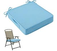 Cuscino per Sedia da Esterno Impermeabile Resistente allo Sbiadimento Antiscivolo con Lacci E Maniglia Ricambio per Sedile da Giardino Terrazzo E Cortile