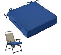 Cuscino per Sedia da Esterno Impermeabile Resistente allo Sbiadimento Antiscivolo con Lacci E Maniglia Ricambio per Sedile da Giardino Terrazzo E Cortile