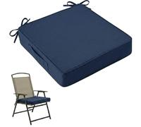Cuscino per Sedia da Esterno Impermeabile Resistente allo Sbiadimento Antiscivolo con Lacci E Maniglia Ricambio per Sedile da Giardino Terrazzo E Cortile