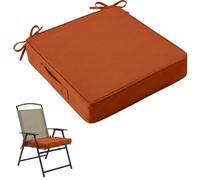 Cuscino per Sedia da Esterno Impermeabile Resistente allo Sbiadimento Antiscivolo con Lacci E Maniglia Ricambio per Sedile da Giardino Terrazzo E Cortile