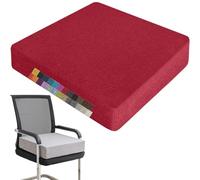 Cuscino per sedia da giardino, 40 x 40 x 5 cm, lavabile, con cerniera, antiscivolo, per uso interno ed esterno, perfetto per terrazza o sedie da pranzo a casa