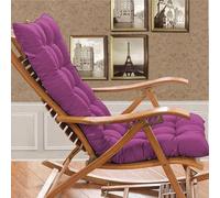 Cuscino per sedia da giardino con schienale alto, comodo cuscino di ricambio per interni ed esterni, resistente alle intemperie, design elegante per il massimo sostegno e comfort