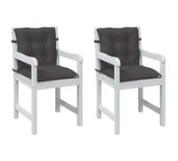 Cuscino per sedia da giardino con schienale basso, materiale in poliestere resistente ai raggi UV, imbottitura in fibra cava PP, design antiscivolo con corde e cinghia elastica, uso