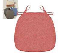 Cuscino per sedia da pranzo con legacci, retro antiscivolo, comodi cuscini lavabili per cucina, esterni, ufficio, aula, 1 pezzo