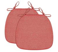 Cuscino per sedia da pranzo con legacci, retro antiscivolo, comodi cuscini lavabili per cucina, esterni, ufficio, aula, 1 pezzo