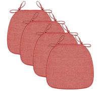 Cuscino per sedia da pranzo con legacci, retro antiscivolo, comodi cuscini lavabili per cucina, esterni, ufficio, aula, 1 pezzo