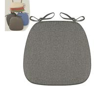 Cuscino per sedia da pranzo con legacci, retro antiscivolo, comodi cuscini lavabili per cucina, esterni, ufficio, aula, 1 pezzo