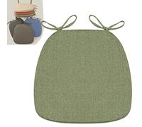 Cuscino per sedia da pranzo con legacci, retro antiscivolo, comodi cuscini lavabili per cucina, esterni, ufficio, aula, 1 pezzo