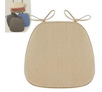 Cuscino per sedia da pranzo con legacci, retro antiscivolo, comodi cuscini lavabili per cucina, esterni, ufficio, aula, 1 pezzo